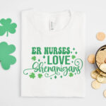 ER Nurses Love Shenanigans T-Shirt - Image 3